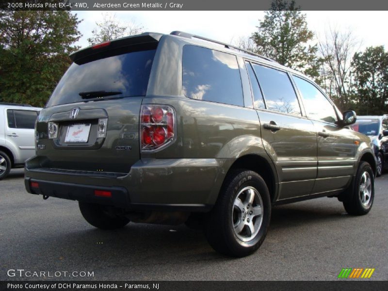 Aberdeen Green Metallic / Gray 2008 Honda Pilot EX-L 4WD