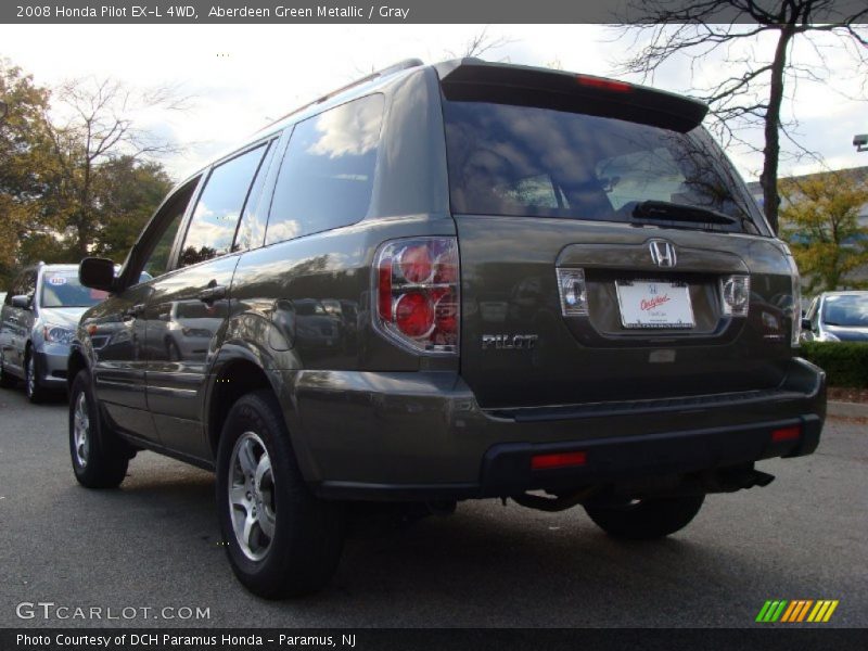 Aberdeen Green Metallic / Gray 2008 Honda Pilot EX-L 4WD