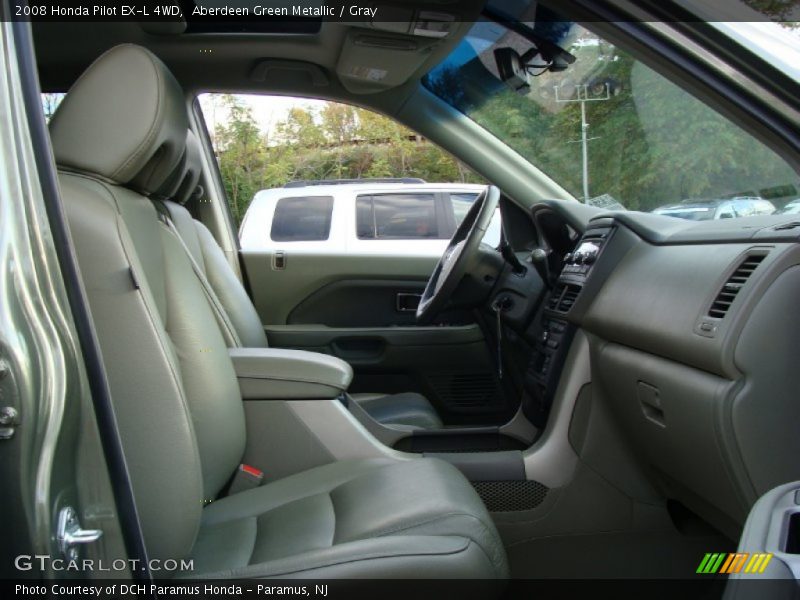 Aberdeen Green Metallic / Gray 2008 Honda Pilot EX-L 4WD