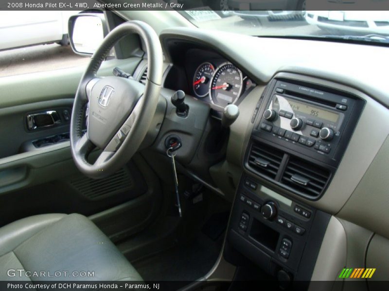 Aberdeen Green Metallic / Gray 2008 Honda Pilot EX-L 4WD