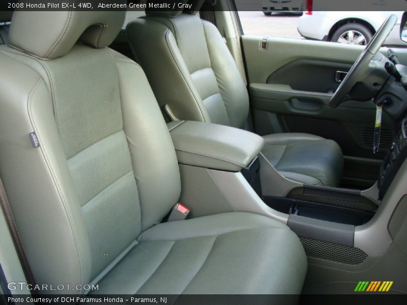 Aberdeen Green Metallic / Gray 2008 Honda Pilot EX-L 4WD