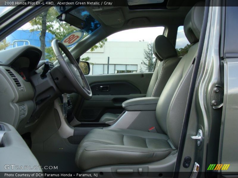 Aberdeen Green Metallic / Gray 2008 Honda Pilot EX-L 4WD