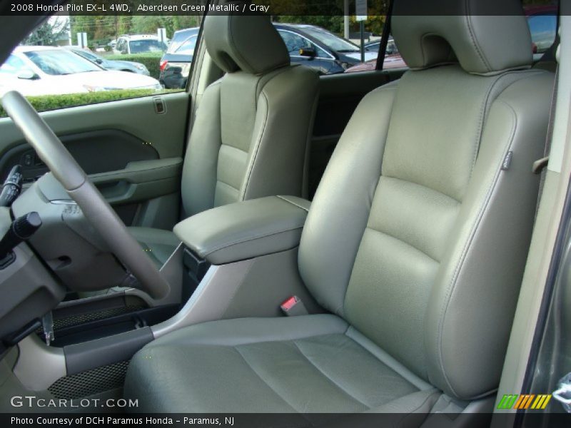 Aberdeen Green Metallic / Gray 2008 Honda Pilot EX-L 4WD