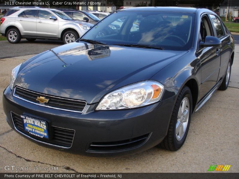 Cyber Gray Metallic / Ebony 2011 Chevrolet Impala LS
