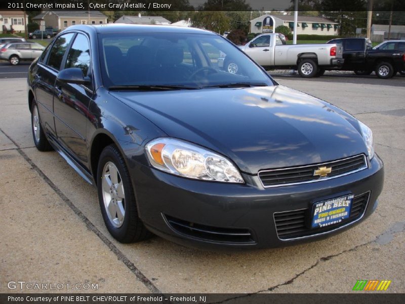 Cyber Gray Metallic / Ebony 2011 Chevrolet Impala LS