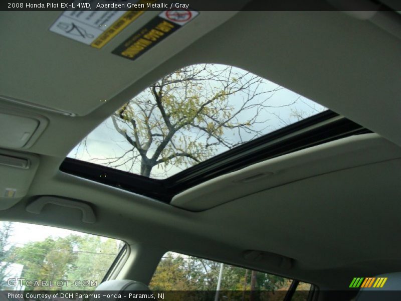 Aberdeen Green Metallic / Gray 2008 Honda Pilot EX-L 4WD