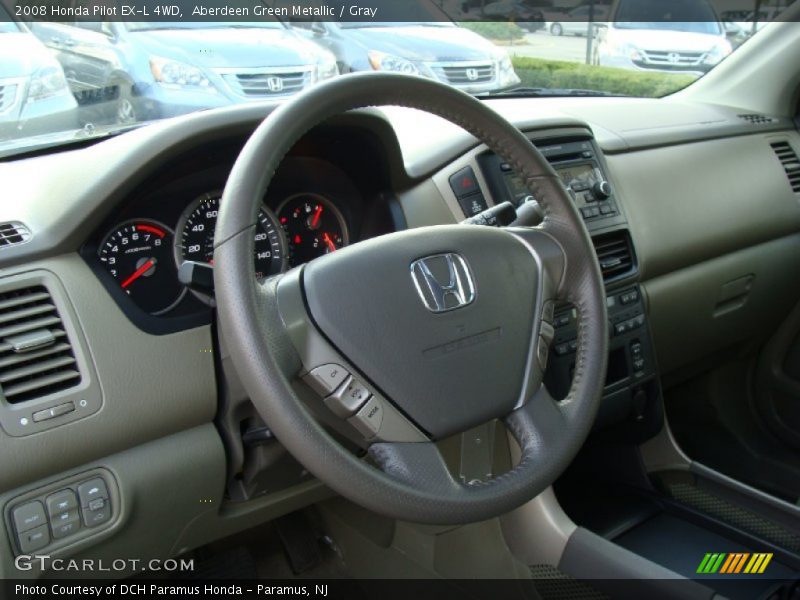 Aberdeen Green Metallic / Gray 2008 Honda Pilot EX-L 4WD