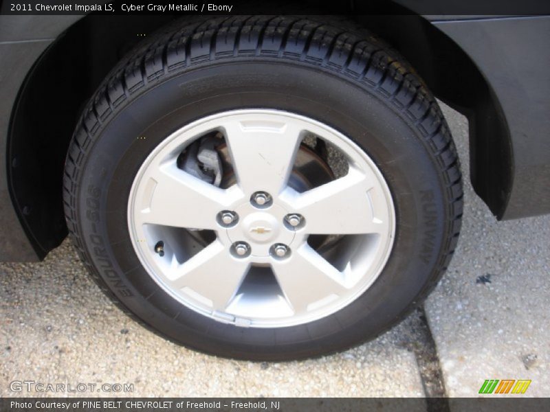 Cyber Gray Metallic / Ebony 2011 Chevrolet Impala LS