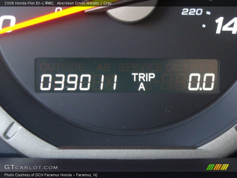 Aberdeen Green Metallic / Gray 2008 Honda Pilot EX-L 4WD