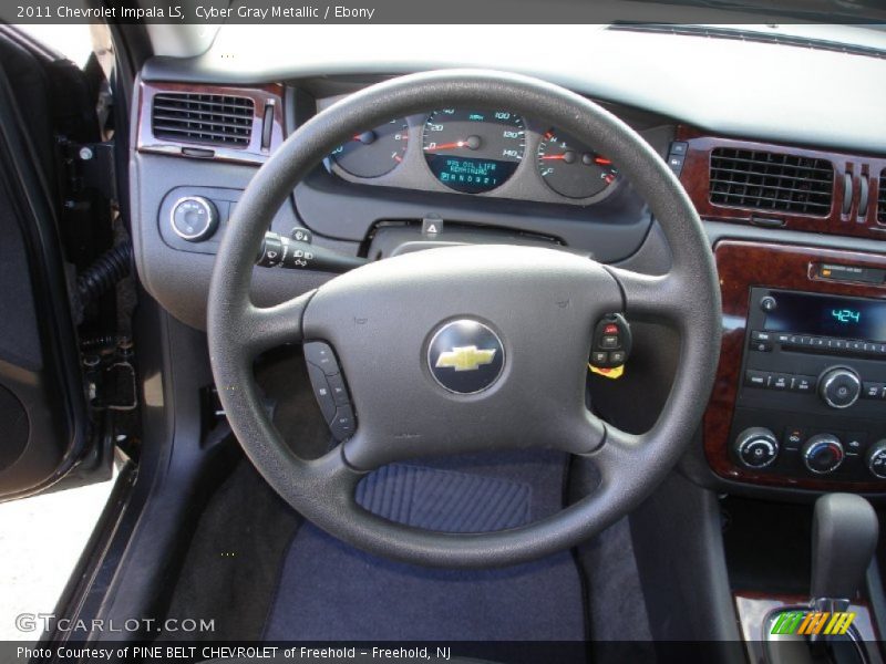 Cyber Gray Metallic / Ebony 2011 Chevrolet Impala LS