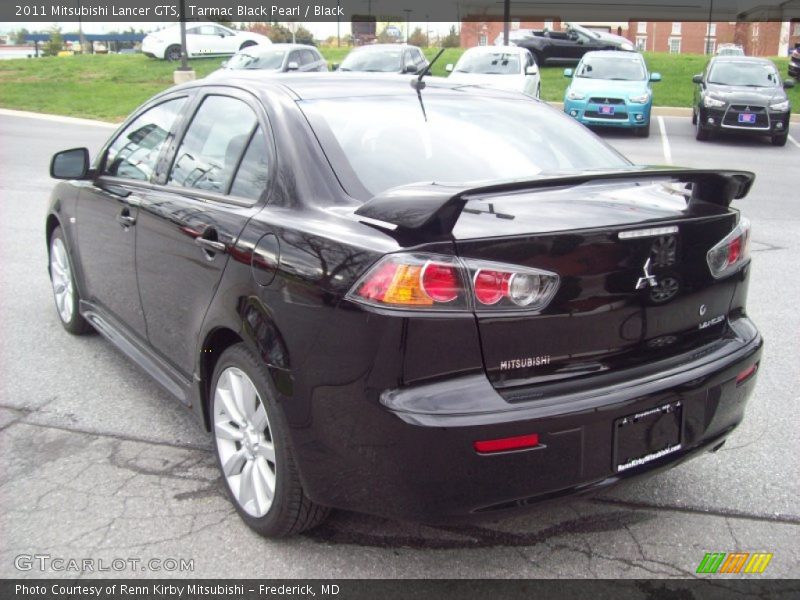 Tarmac Black Pearl / Black 2011 Mitsubishi Lancer GTS