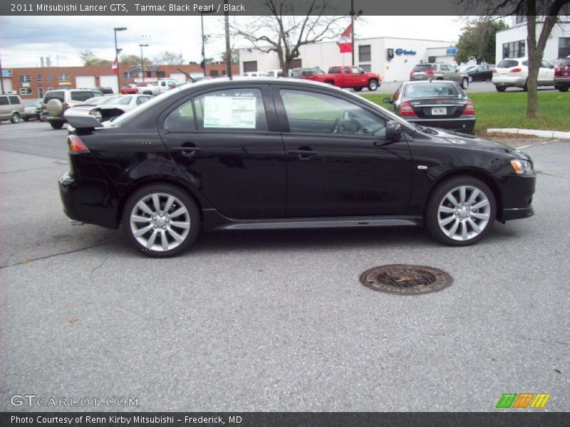Tarmac Black Pearl / Black 2011 Mitsubishi Lancer GTS