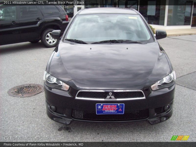 Tarmac Black Pearl / Black 2011 Mitsubishi Lancer GTS