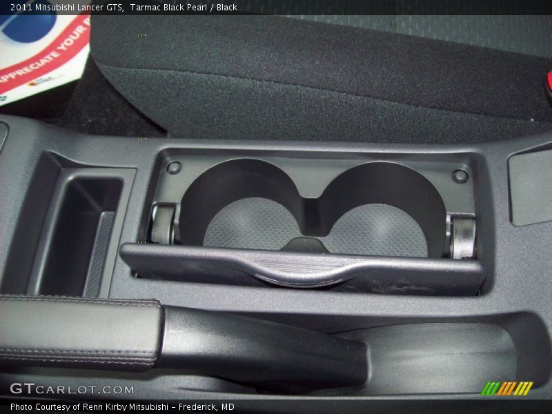 Tarmac Black Pearl / Black 2011 Mitsubishi Lancer GTS