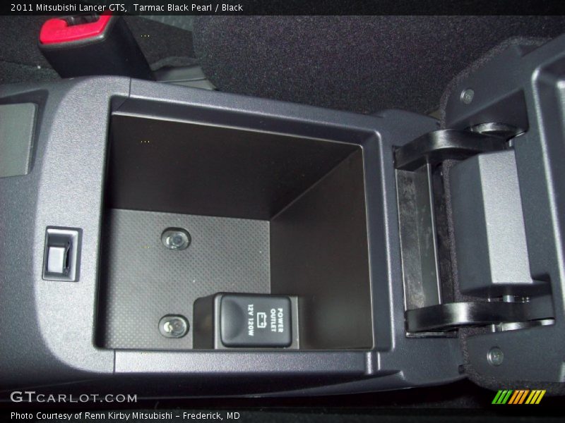 Tarmac Black Pearl / Black 2011 Mitsubishi Lancer GTS