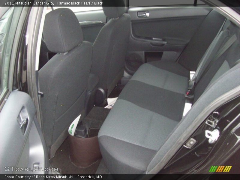 Tarmac Black Pearl / Black 2011 Mitsubishi Lancer GTS