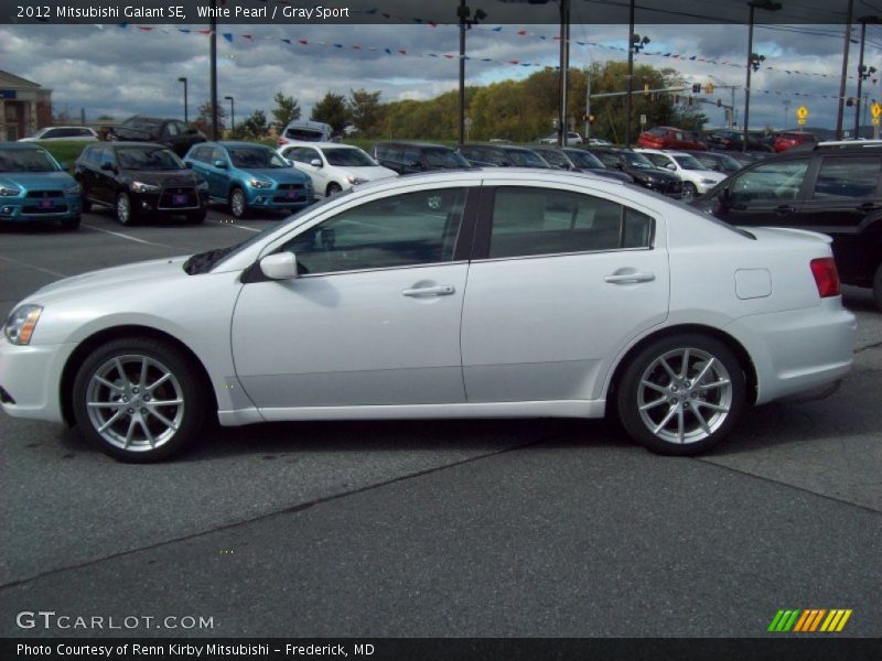 White Pearl / Gray Sport 2012 Mitsubishi Galant SE