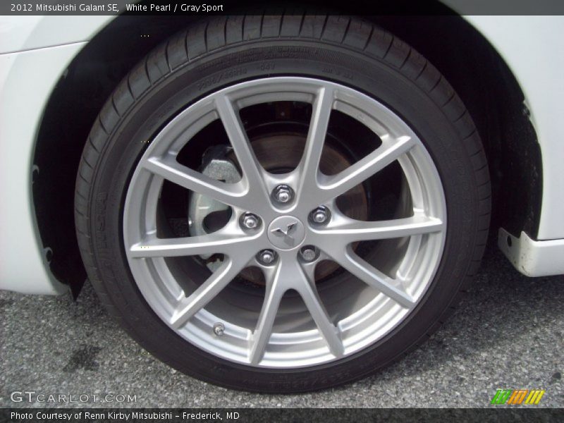 White Pearl / Gray Sport 2012 Mitsubishi Galant SE