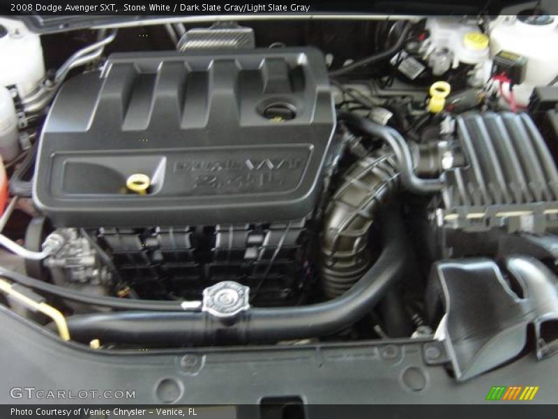Stone White / Dark Slate Gray/Light Slate Gray 2008 Dodge Avenger SXT