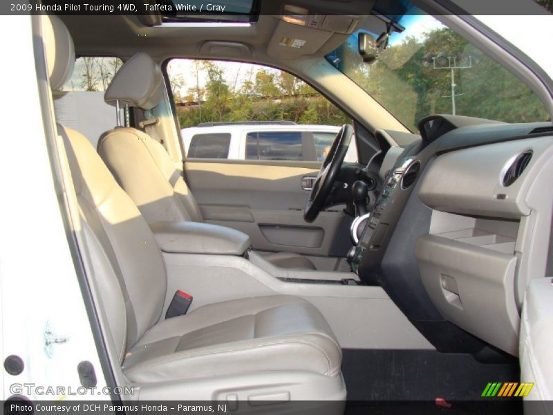 Taffeta White / Gray 2009 Honda Pilot Touring 4WD