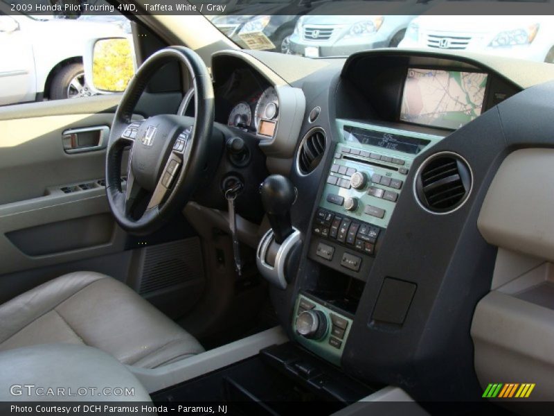 Taffeta White / Gray 2009 Honda Pilot Touring 4WD