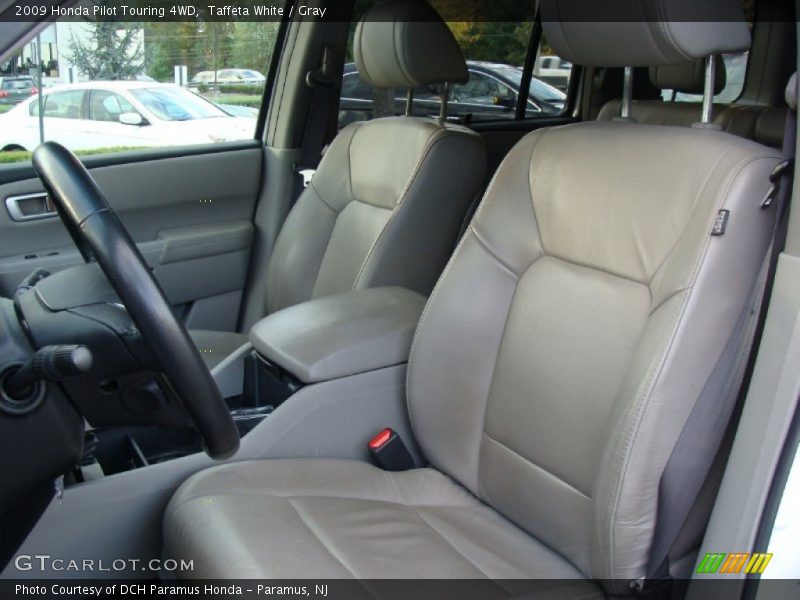Taffeta White / Gray 2009 Honda Pilot Touring 4WD