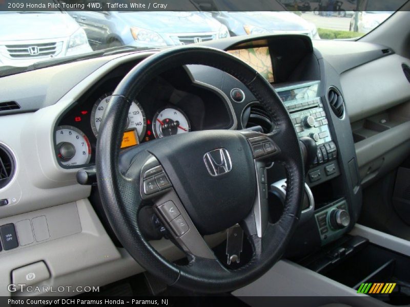 Taffeta White / Gray 2009 Honda Pilot Touring 4WD
