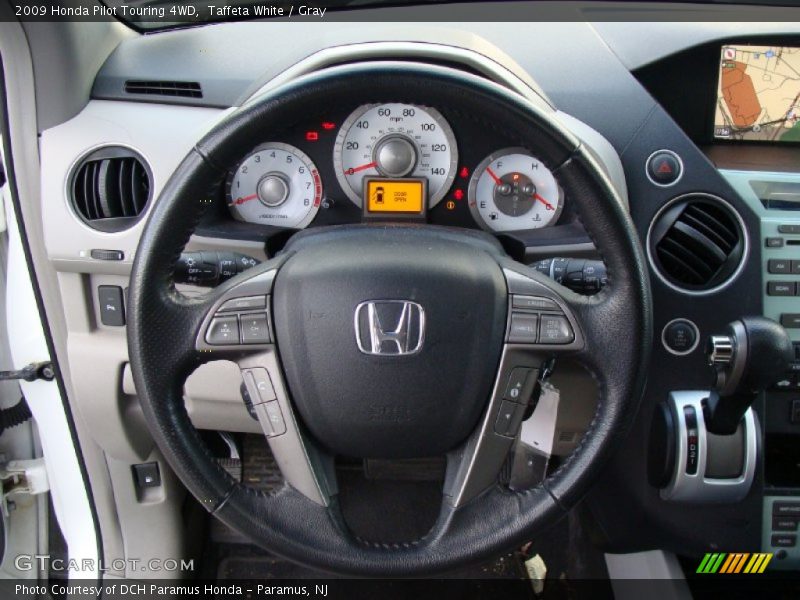 Taffeta White / Gray 2009 Honda Pilot Touring 4WD
