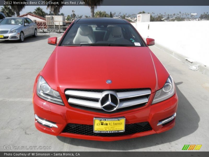 Mars Red / Ash 2012 Mercedes-Benz C 250 Coupe
