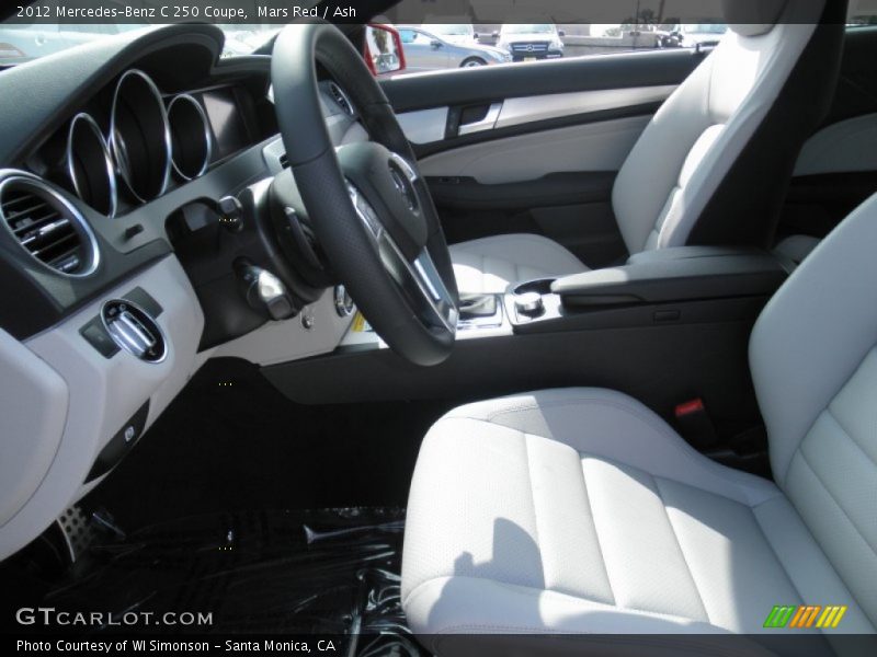 Mars Red / Ash 2012 Mercedes-Benz C 250 Coupe