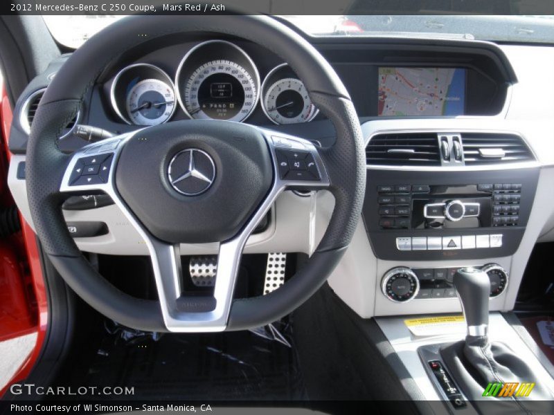 Mars Red / Ash 2012 Mercedes-Benz C 250 Coupe