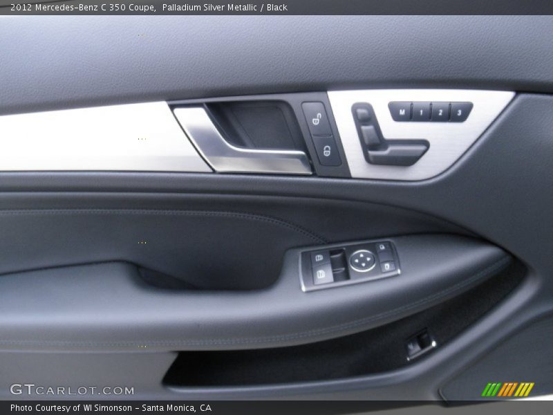 Palladium Silver Metallic / Black 2012 Mercedes-Benz C 350 Coupe