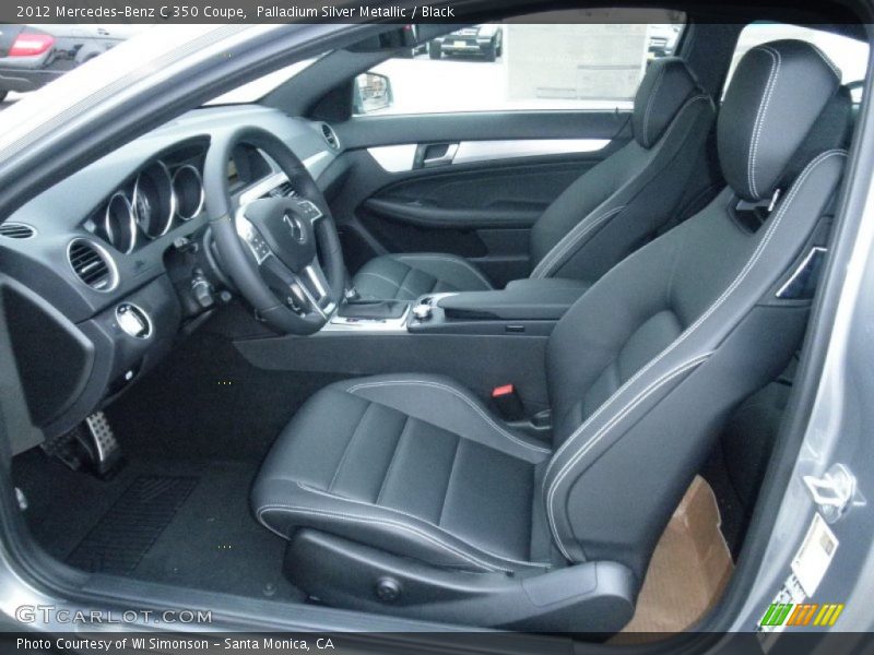  2012 C 350 Coupe Black Interior