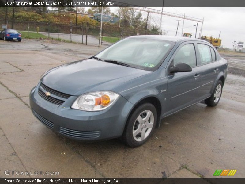 Blue Granite Metallic / Gray 2007 Chevrolet Cobalt LS Sedan