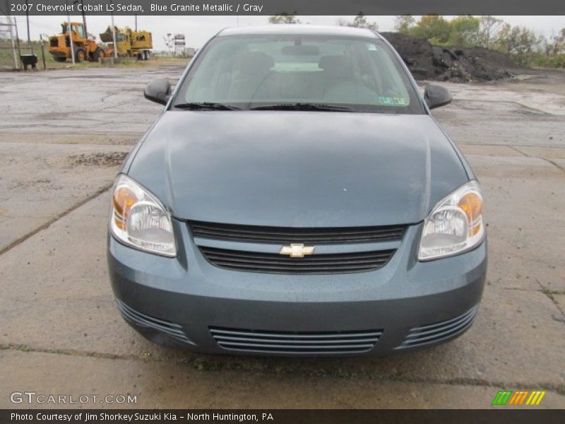 Blue Granite Metallic / Gray 2007 Chevrolet Cobalt LS Sedan