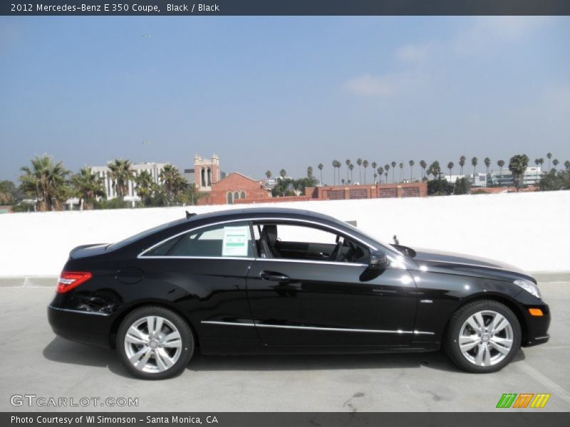 Black / Black 2012 Mercedes-Benz E 350 Coupe