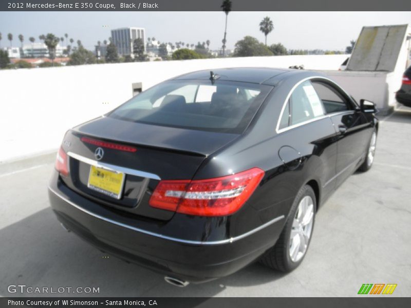 Black / Black 2012 Mercedes-Benz E 350 Coupe