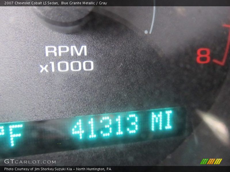 Blue Granite Metallic / Gray 2007 Chevrolet Cobalt LS Sedan