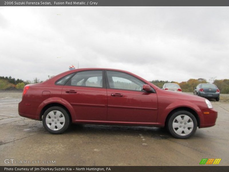 Fusion Red Metallic / Grey 2006 Suzuki Forenza Sedan