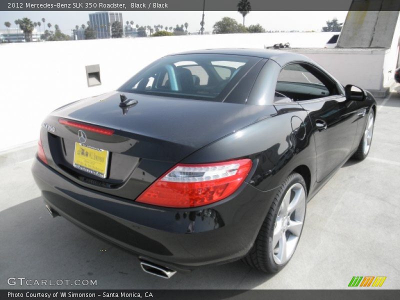 Black / Black 2012 Mercedes-Benz SLK 350 Roadster