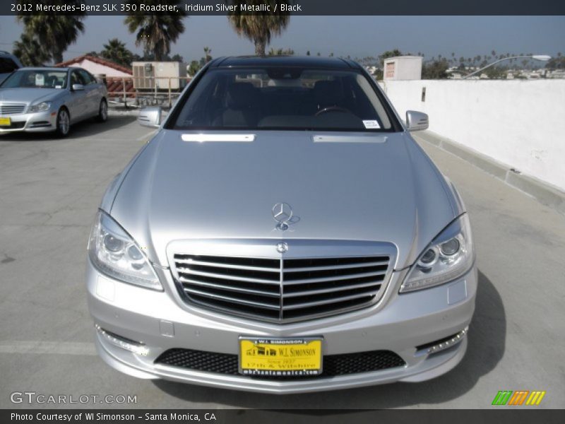 Iridium Silver Metallic / Black 2012 Mercedes-Benz SLK 350 Roadster
