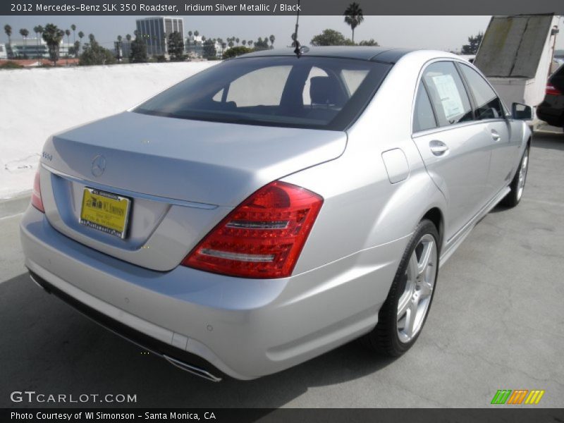 Iridium Silver Metallic / Black 2012 Mercedes-Benz SLK 350 Roadster