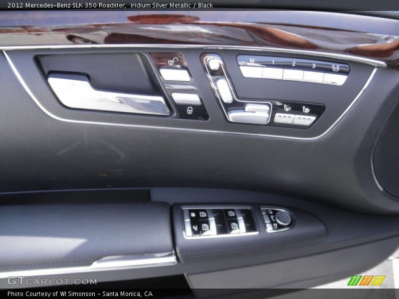 Iridium Silver Metallic / Black 2012 Mercedes-Benz SLK 350 Roadster