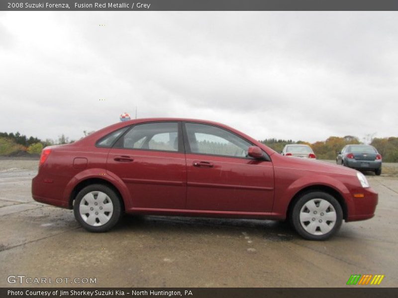 Fusion Red Metallic / Grey 2008 Suzuki Forenza