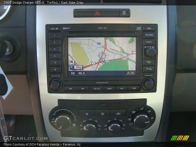 Navigation of 2007 Charger SRT-8