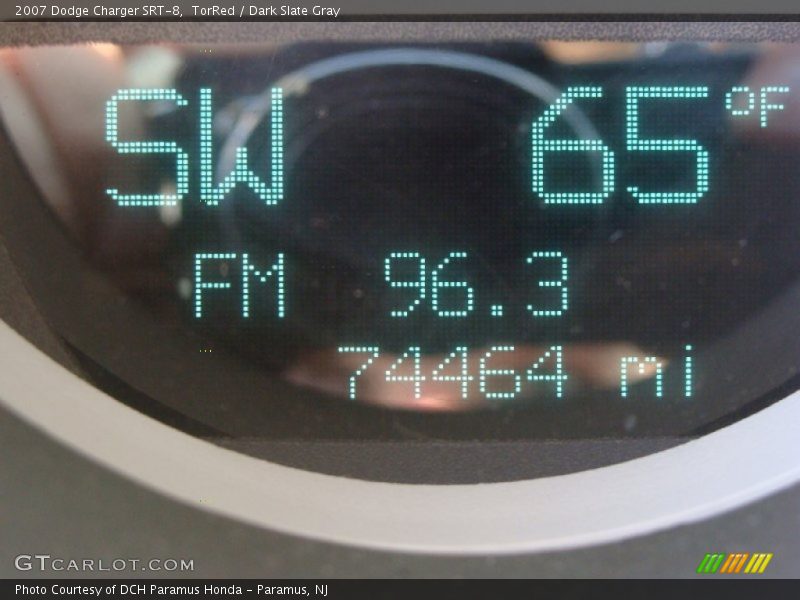 TorRed / Dark Slate Gray 2007 Dodge Charger SRT-8