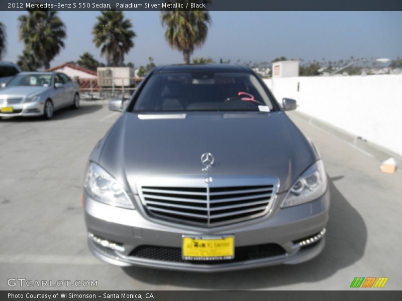 Paladium Silver Metallic / Black 2012 Mercedes-Benz S 550 Sedan