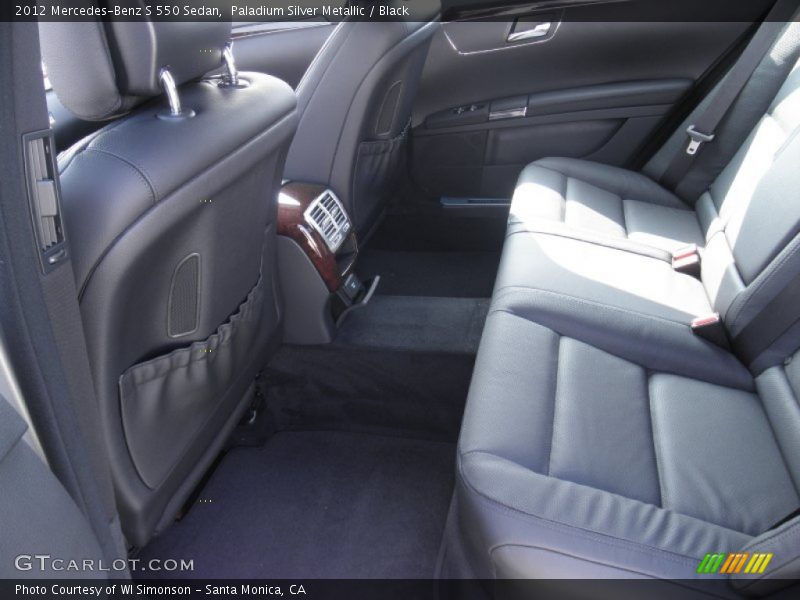 Paladium Silver Metallic / Black 2012 Mercedes-Benz S 550 Sedan