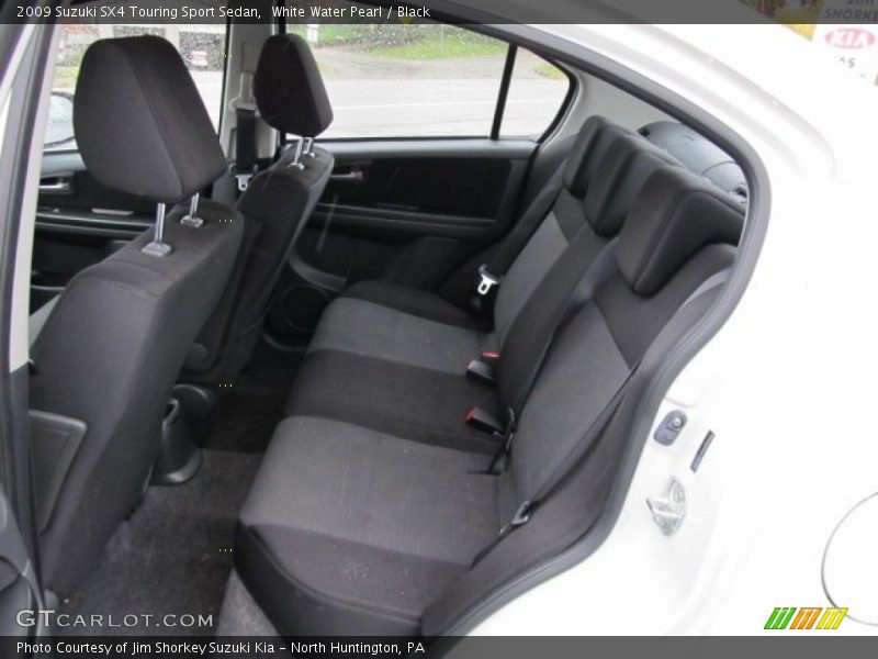 White Water Pearl / Black 2009 Suzuki SX4 Touring Sport Sedan