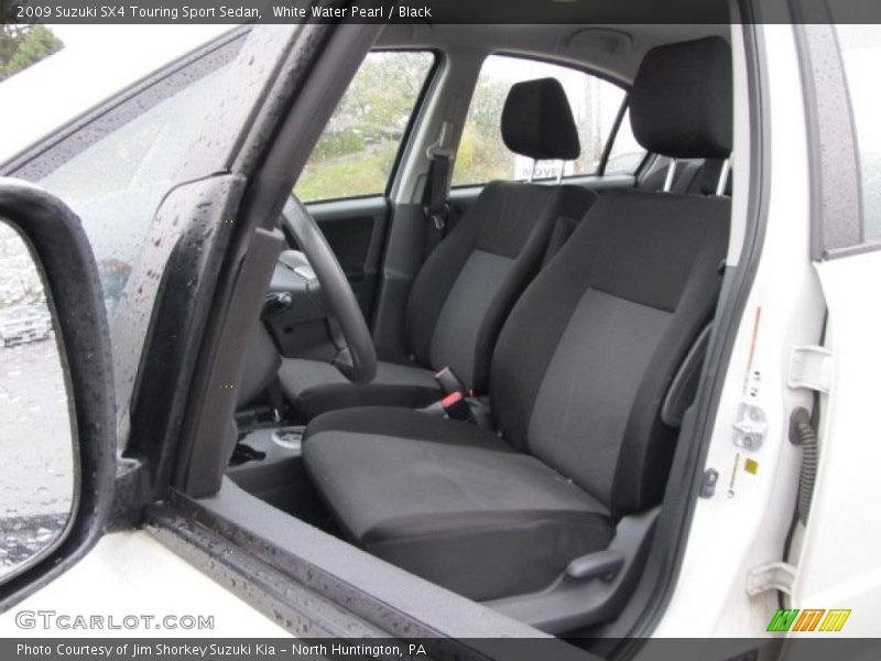 White Water Pearl / Black 2009 Suzuki SX4 Touring Sport Sedan